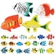 thumbnail image 2 of 24 Pcs Tropical Fish Toys Vivid Plastic Fish Models Preschool Educational Fish Figures for Children Kids, 2 of 3