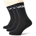 thumbnail image 1 of VANS | Classic Crew-Socks | 3 Pack, Black, Large (9.5-13), 1 of 2