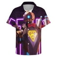 thumbnail image 5 of Apex Legends Pathfinder Casual Short Sleeve Shirt Lapel Collar Shirt Summer Beach Shirt M, 5 of 8