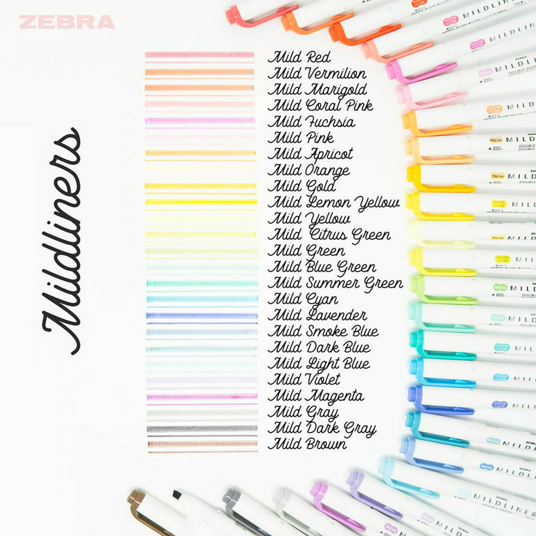 Zebra Mildliner Double Ended Highlighter – Paper Luxe