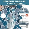 thumbnail image 4 of Square Shower Mat Non Slip: 24 x 24 Inch Shower Mats with Drain Hole in Middle - PVC Loofah Anti Slip Shower Floor Matt for Inside Shower, 4 of 4