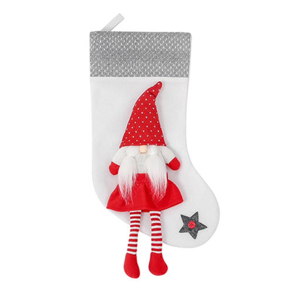 Snowman Christmas Socks Women's Elf Naughty/Nice Santa Choose Style Ornaments