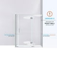 thumbnail image 6 of Unidoor-X 57 Inch W x 30-3/8 Inch D x 72 Inch H Frameless Hinged Shower Enclosure, 6 of 12