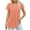 004 Orange, variant on Fanxing Womens Plus Size Tops Pleated Tunic Blouses Summer Ruffles Short Sleeve Tshirts for Women Flowy Casual Tees Shirts Gray,XXXL