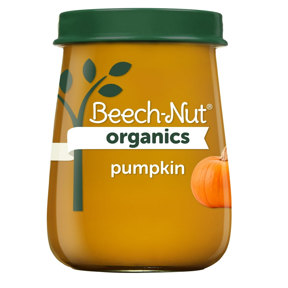 BeechNut Organic Stage 1 Baby Food, Pumpkin, 4 oz Jar