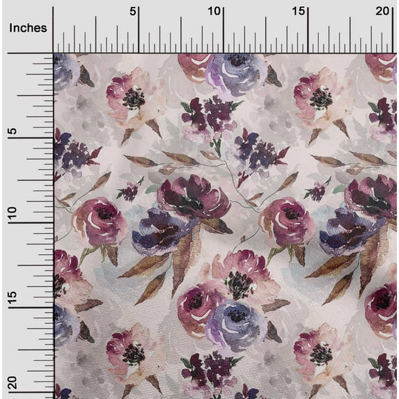 oneOone Silk Tabby Light Pink Fabric Flower Sewing Fabric By The Yard Printed Diy Clothing Sewing Supplies 42 Inch Wide