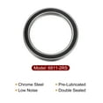 thumbnail image 4 of Unique Bargains Roulements à Billes 6811-2RS 55mmx72mmx9mm Acier Chromé Doublement Scellé 2 Pack, 4 of 6