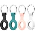 thumbnail image 1 of 6 Pack Silicone Case Compatible with Apple AirTags 2021 with Keychain Ring Protective Cover Holder for AirTags Tracker, 1 of 7