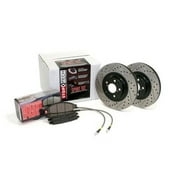 StopTech 978.39000 StopTech Sport Brake Kit Drilled And Slotted Front And Rear Incl. Rotors Pads And Stainless Steel Brake Line StopTech Sport Brake Kit