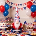 thumbnail image 4 of Nkmbld 4th of July Patriotic Gnomes Decorations Handmade Plush Gnomes Table Decorations Farmhouse Tiered Tray Decorations for Kitchen Desk Table Shelf Decor, 4 of 8