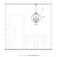 thumbnail image 5 of Livex Lighting - Arabella - 5 Light Globe Chandelier In Shabby Chic Style-28.25, 5 of 12