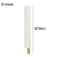 thumbnail image 2 of 20 Sheets Double Sided Golden Flower Wrapping Paper Waterproof Gift Packaging Florist Bouquet Wraps, 58X58cm, 2 of 5