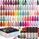 thumbnail image 1 of Set de esmaltes de uñas en gel, lavanda, violetas, ojo de gato, 49 colores, 1 of 9