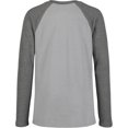 thumbnail image 2 of Boys 8-20 Under Armour UA Raglan Thermal Tee Color: Gray Size: MEDIUM, 2 of 3