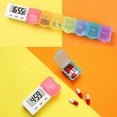 thumbnail image 4 of Storage box,Pill Pill Medicine Dispenser Pill With Pill Medicine Box Clock Medicine Dispenser Clock Medicine Pill Box Reminder Clock Reminder Alarm Clock Pill And Box Pill - Medicine Box With Alarm, 4 of 5