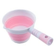 thumbnail image 1 of 1pc Home Kitchen Foldable Water Ladle Simple Hanging Plastic Water Scoop, 1 of 9