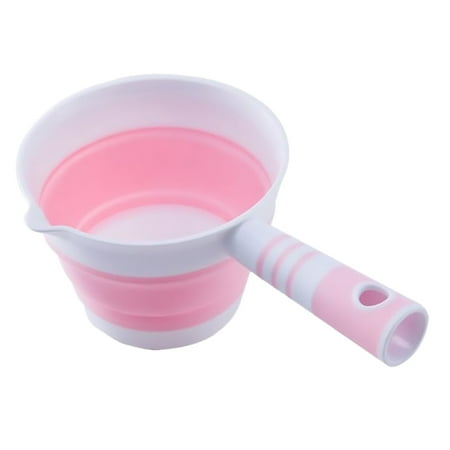 

Ladle Water Bath Plastic Dipper Scoop Collapsible Handle Cup Washing Hair Foldable Spoon Pouring Rinse Wash Scooper