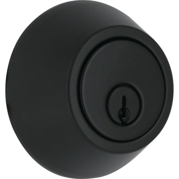 Steel Pro Matte Black Single Cylinder Deadbolt DB9X91