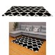 thumbnail image 4 of Alfombra de piel sintética de piel de oveja, alfombras suaves, funda para sofá, silla, de asiento, alfombras para dormitorio, sofá, piso, sala de Negro BLESIY pequeñas alfombras para el dormitorio, 4 of 7
