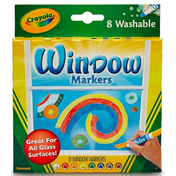 Crayola 8 count Washable Window Markers