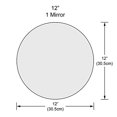 thumbnail image 5 of Round Glass Mirror- 12" Home/Centerpiece - 1/4" Thick - Flat Polished, 5 of 5