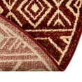 thumbnail image 6 of Rugs.com Pioneer Collection Rug – 4 Ft Round Red Medium-Pile Rug Perfect For Kitchens, Dining Rooms, 6 of 6