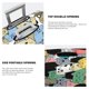 thumbnail image 3 of Fotbe Different Cats Funda Protectora para Equipaje, Antirrayones y Resistente a la Suciedad, Compatible con Maletas de 18 a 32 Pulgadas-Large, 3 of 7