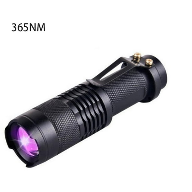 Matsuzay Linterna Mini luz ultravioleta con función de Detector de escorpión portátil impermeable Camping herramientas al aire libre Iluminación novedosa 365NM Matsuzay HA026141-02