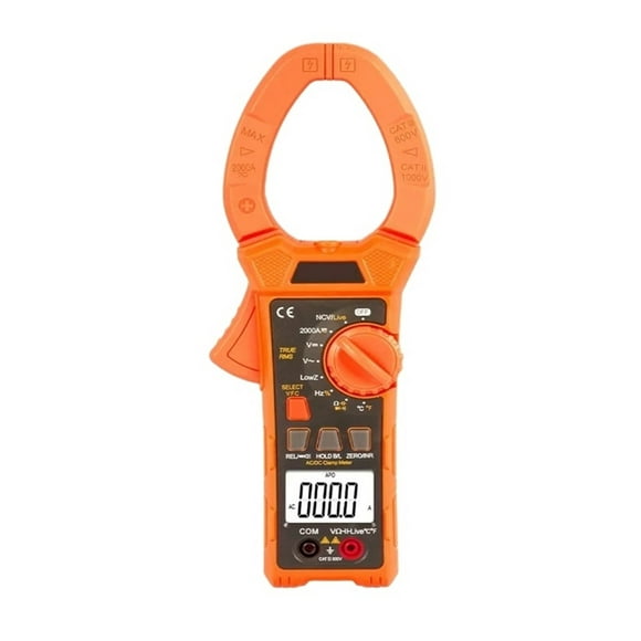 Digital Clamp Meter LCD Current Voltage Frequency Capacitiance Duty Cycle Temperature Resistance ,Accurate Measurement