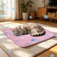 thumbnail image 4 of Self-Cooling Pet Ice Mat, Breathable Non-Slip Summer Cooling Pad for Cats Dogs, Washable Pet Sleeping Cushion, Soft Printed Cold Bed for Small Medium Large Puppy Kitten Indoor Rest, 4 of 7