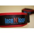 thumbnail image 3 of Correas Lace N Loop para guantes de boxeo con cordones y cierre de velcro, rojo y negro, par, 3 of 9