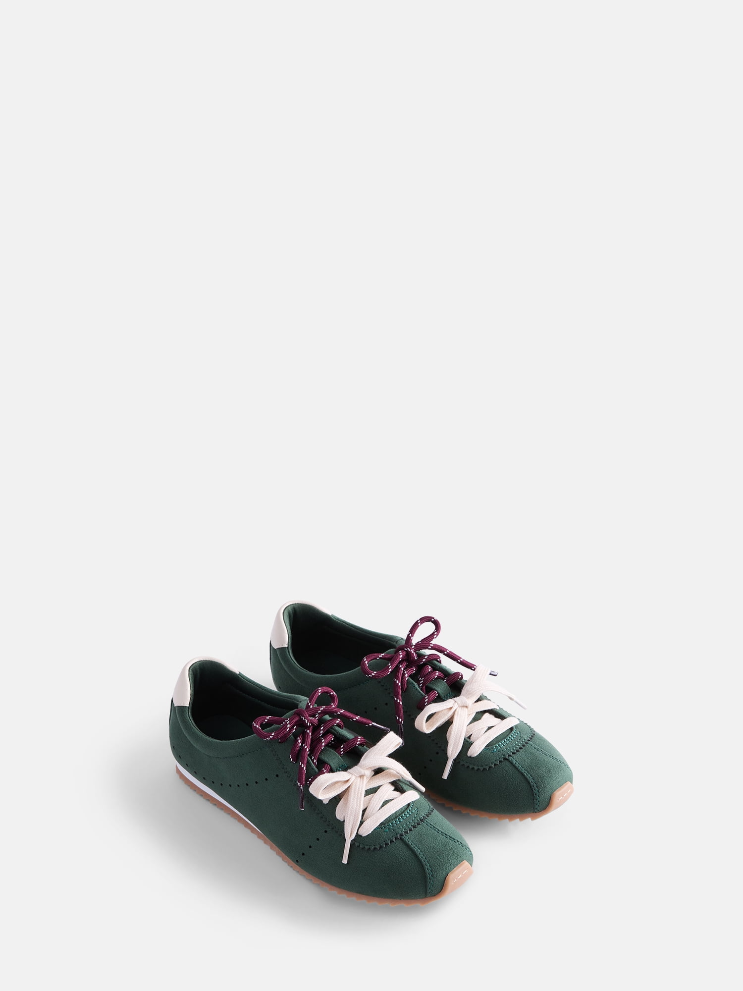 Weekend Academy Girls Double Lace Fashion Sneakers