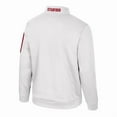 thumbnail image 3 of Men's Colosseum White Stanford Cardinal Mainframe Quarter-Zip Fleece Jacket, 3 of 3