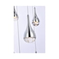 thumbnail image 4 of Elegant Lighting Amherst 30" 13-Light Metal/Glass Chandelier in Chrome/Clear, 4 of 8