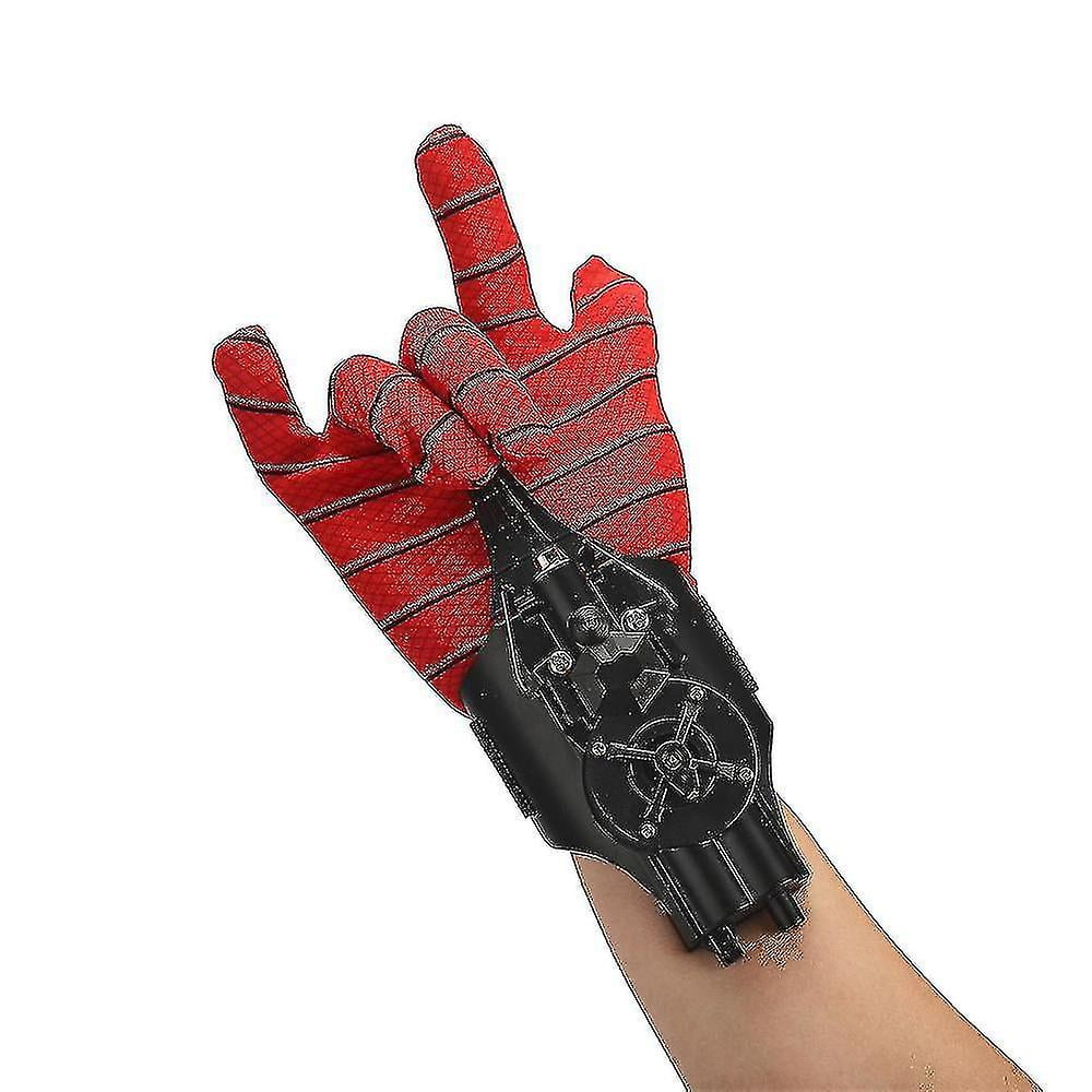 YKHSUAOU Juego De 2 Guantes Lanzadores De Arañas Spiderm Lanza Telarañas Guantes Con Máscara Y Dardos, Spiderm Guantes Lanzadores De Spiderm Para