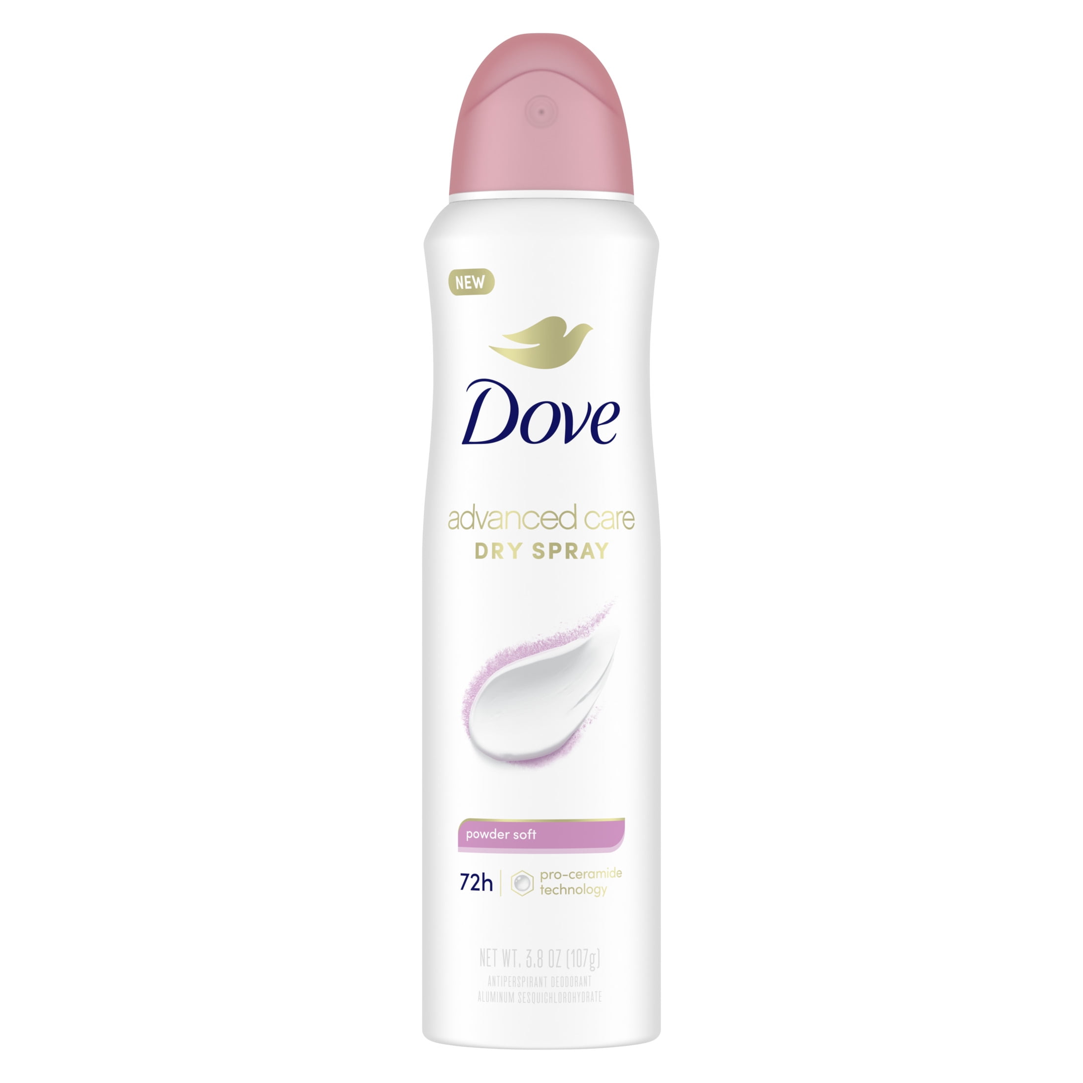 Dove Advanced Care Women's Antiperspirant Deodorant Spray Powder Soft, 3.8 oz Twin Pack