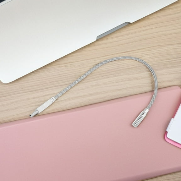 Masteelf 2Pcs Usb Powered Led Keyboard Lamp With Flexible Gooseneck Eye Protection Reading Lamp Adjustable Night Light For Laptop Notebook Desk