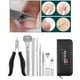 thumbnail image 4 of Cortaúñas para uñas pies, corrección de uñas, cortadores de uñas pies para pedicura de material acero inoxidable para uñas encarnadas, removedor , 8 piezas, 4 of 8