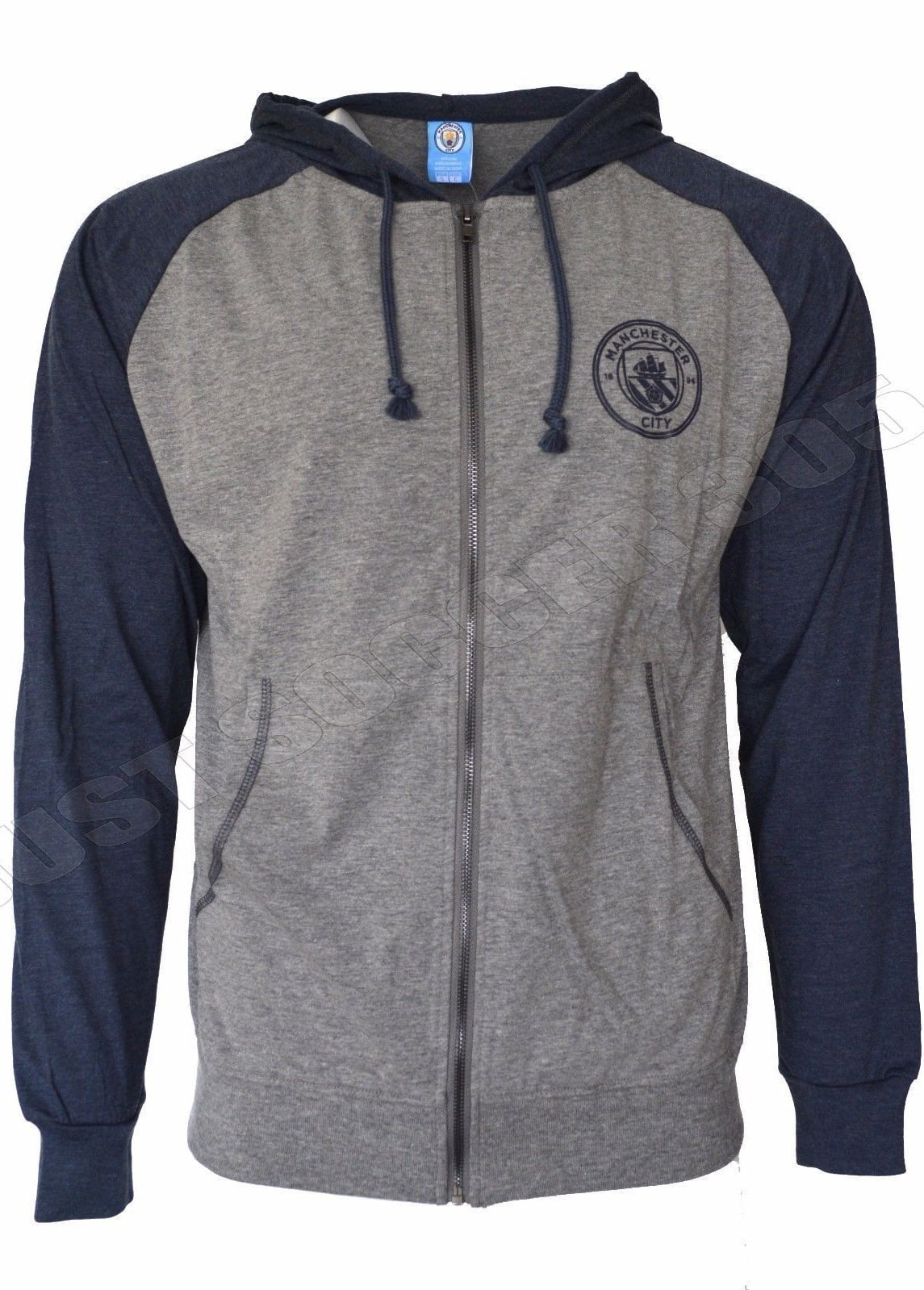 Manchester City Youth Soccer Lightweight FullZip Hoodie