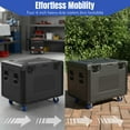 thumbnail image 3 of golytefs Utility Cable Trunk Ata Rolling Road Case Stackable Lockable Caster Storage Case, 3 of 9
