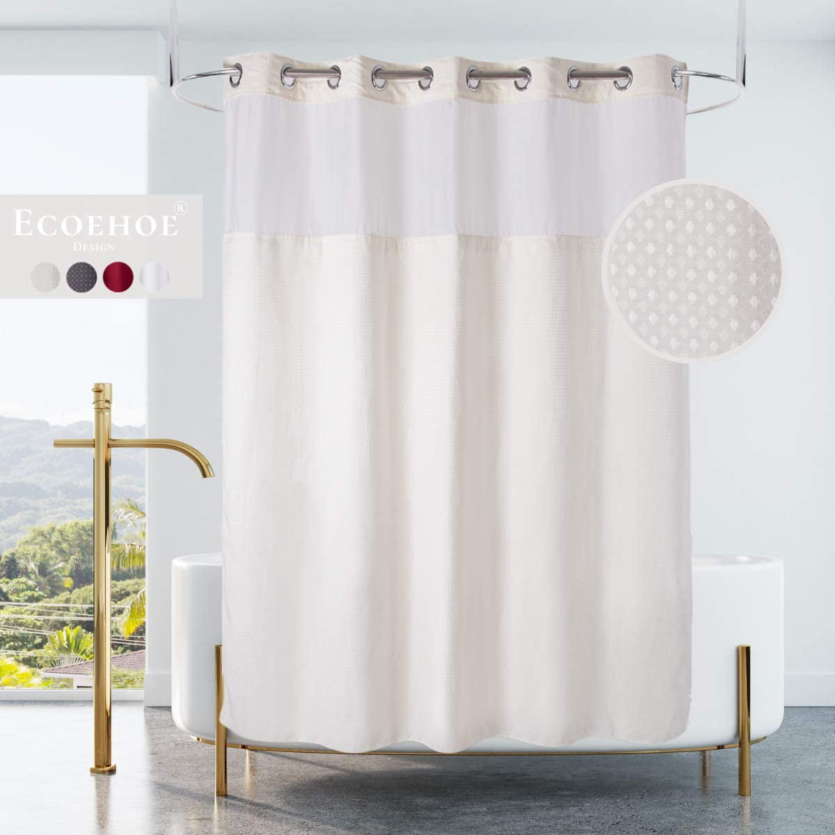 Hooks Shower Curtain, How Long Do You Change Shower Curtain Liner