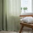 thumbnail image 3 of JOOJA 2 Panels Set Embroidery Boho Linen Window Curtains for Living Room,Green 55" W x 96" L, 3 of 6