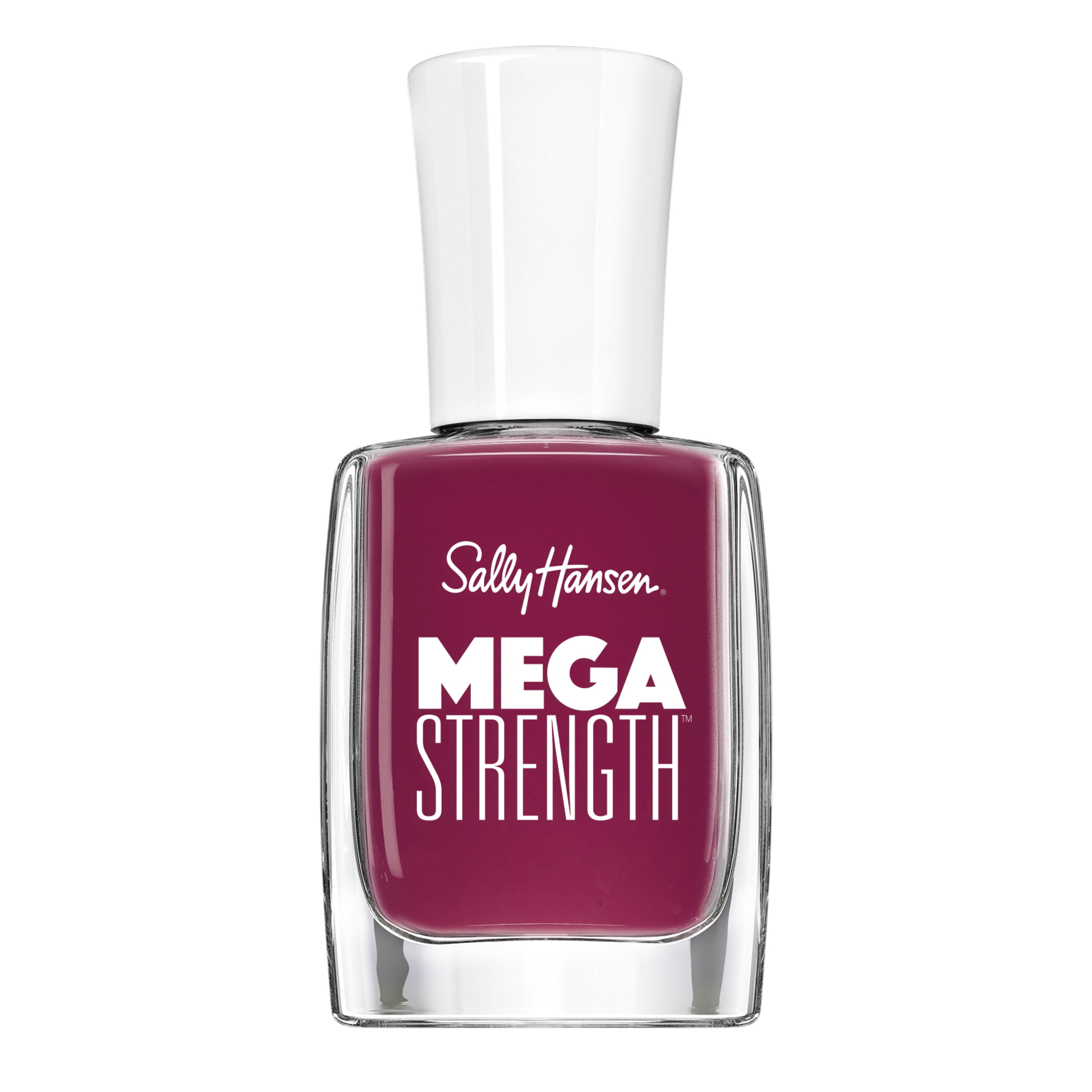 Sally Hansen Mega Strength Nail Polish Lacquer, Like a Girl, 0.40 Fl