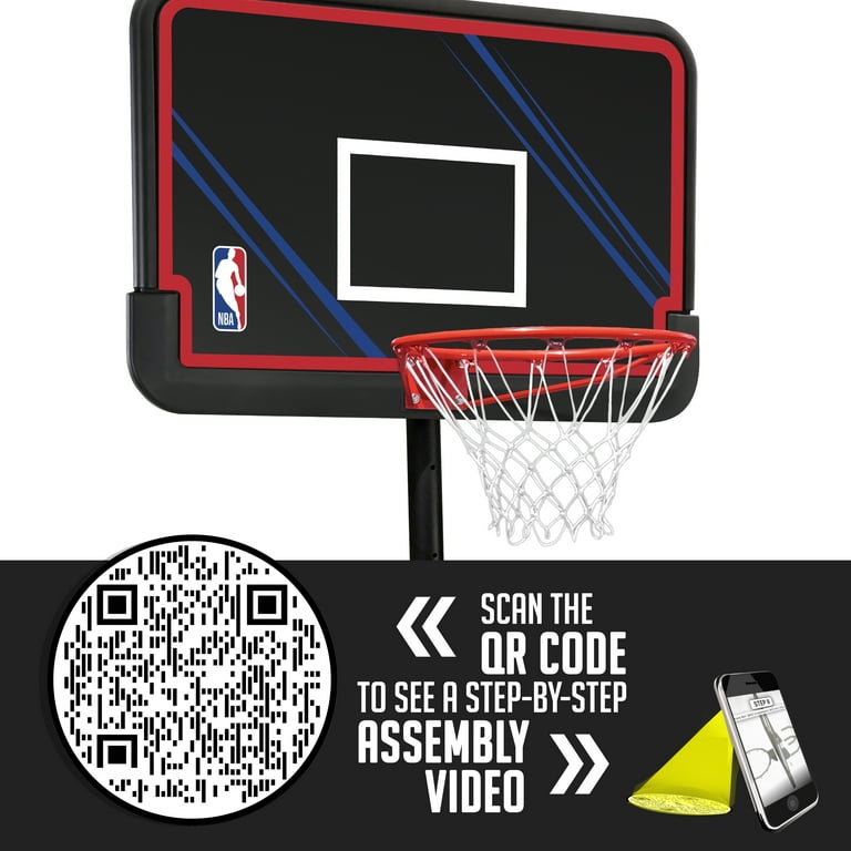 Costway Portable Adjustable Basketball Hoop System With 44 , 41 OFF