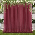 thumbnail image 1 of Mesh Curtain Wedding Arch Drapery White 5 X 10 Ft Light Blue Translucent Decorate Pink Window Decor Ornaments, 1 of 12