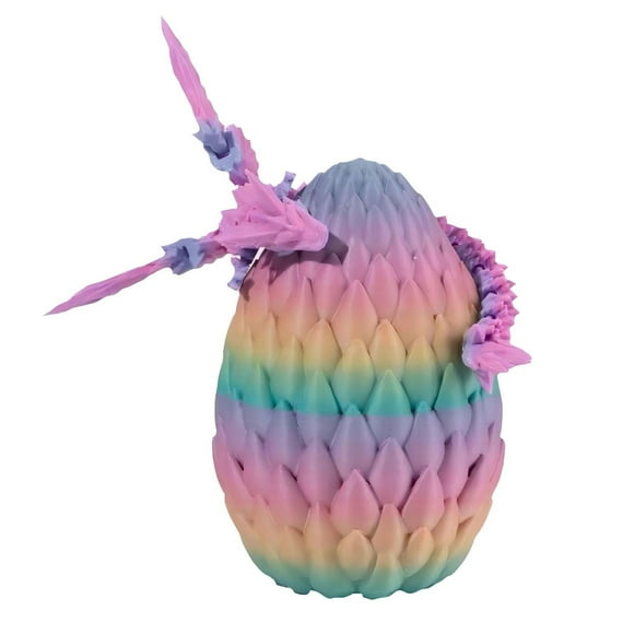 Skoglary Desk Accessories,3D Printed Dragon With Wing And Dragon Egg Inside Office Desk Toys Easter Dragon Egg Easter Basket Stuffers,Living Room Decor