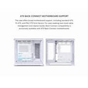 Lian Li O11DMIV2W Mini Tower ATX Case White Tempered Glass