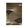 thumbnail image 2 of MDA Rug Imports Orelsi Collection Abstract Area Rug Black/Red 5'2'' Round Abstract, Geometric 5' Round Accent, Indoor Red Round, 2 of 56
