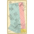 thumbnail image 3 of Burr 16x24 Black Modern Framed Museum Art Print Titled - Hamilton New York Landowner - Burr 1829, 3 of 5