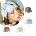 thumbnail image 2 of SIEYIO Crocheted Hat for Lady Handwoven Handwoven Head Ornament for Party Prom, 2 of 12